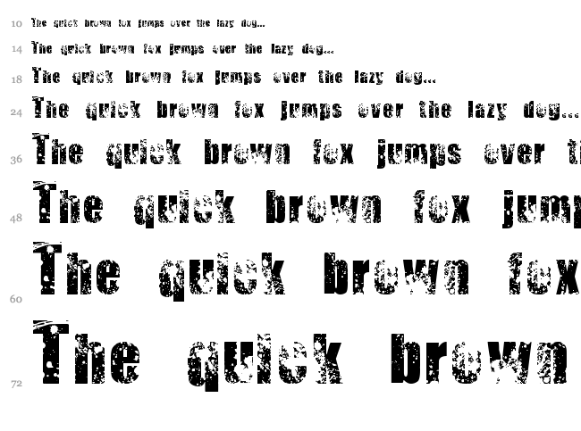 Thirsty for Souls font waterfall